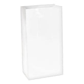 White Treat Bags - The Party Room